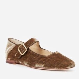 J.McLaughlin Macayle Velvet Mary Jane Flats SZ 7.5 WOMEN'S